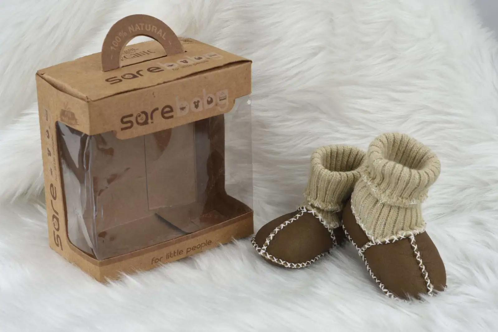 Sarebaby Organik Deri Patikli Bebek Ayakkabısı