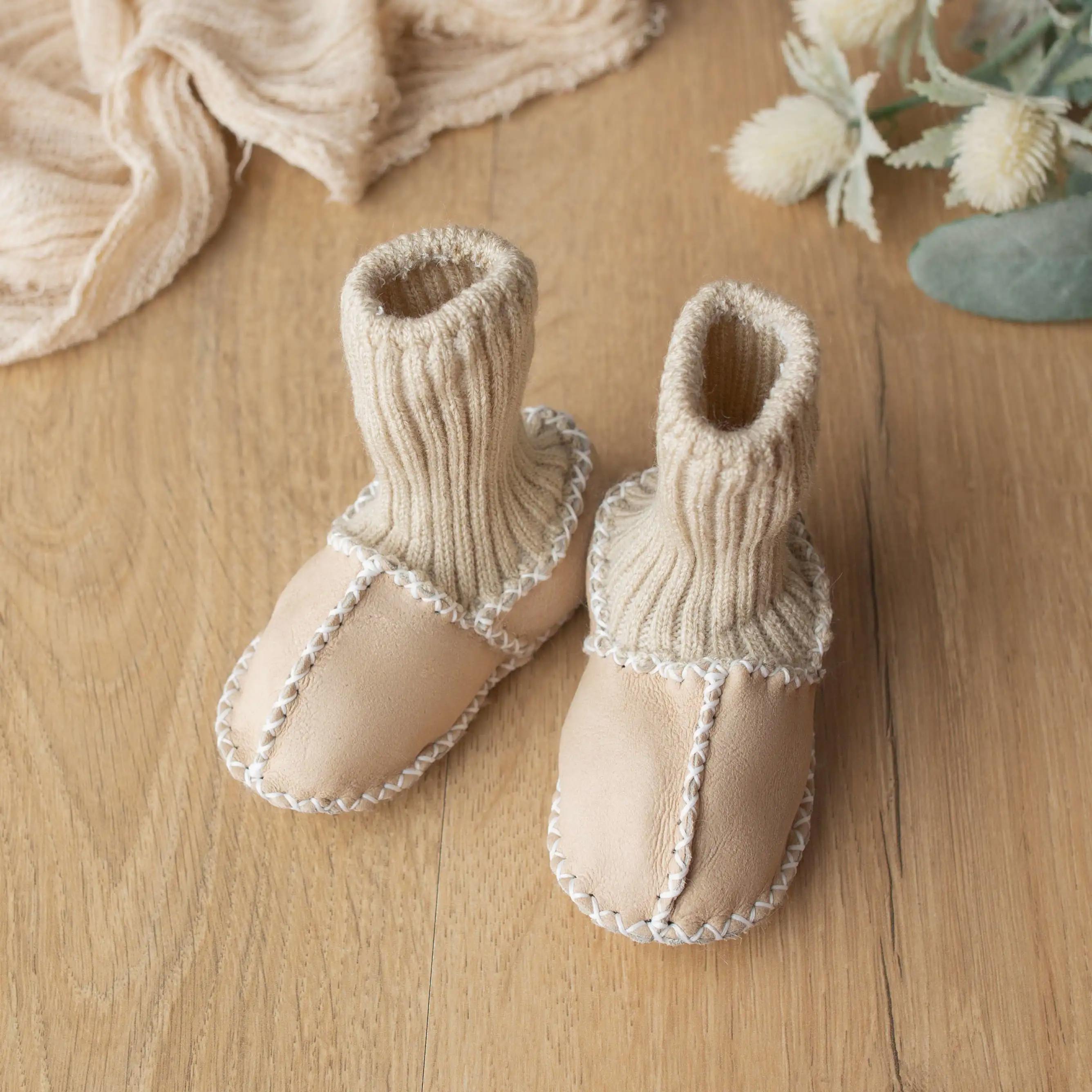 Sare Baby Organik Deri Bebek Ayakkabısı Yeni Sezon Unisex